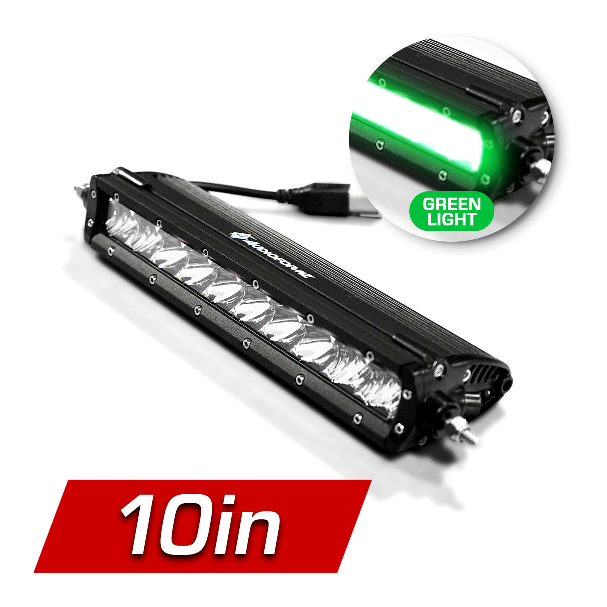 AudioFormz Light Bar - Green (10in to 40in)