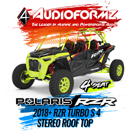 2018+ Polaris RZR Turbo S 4 Stereo Tops (4-Seat)