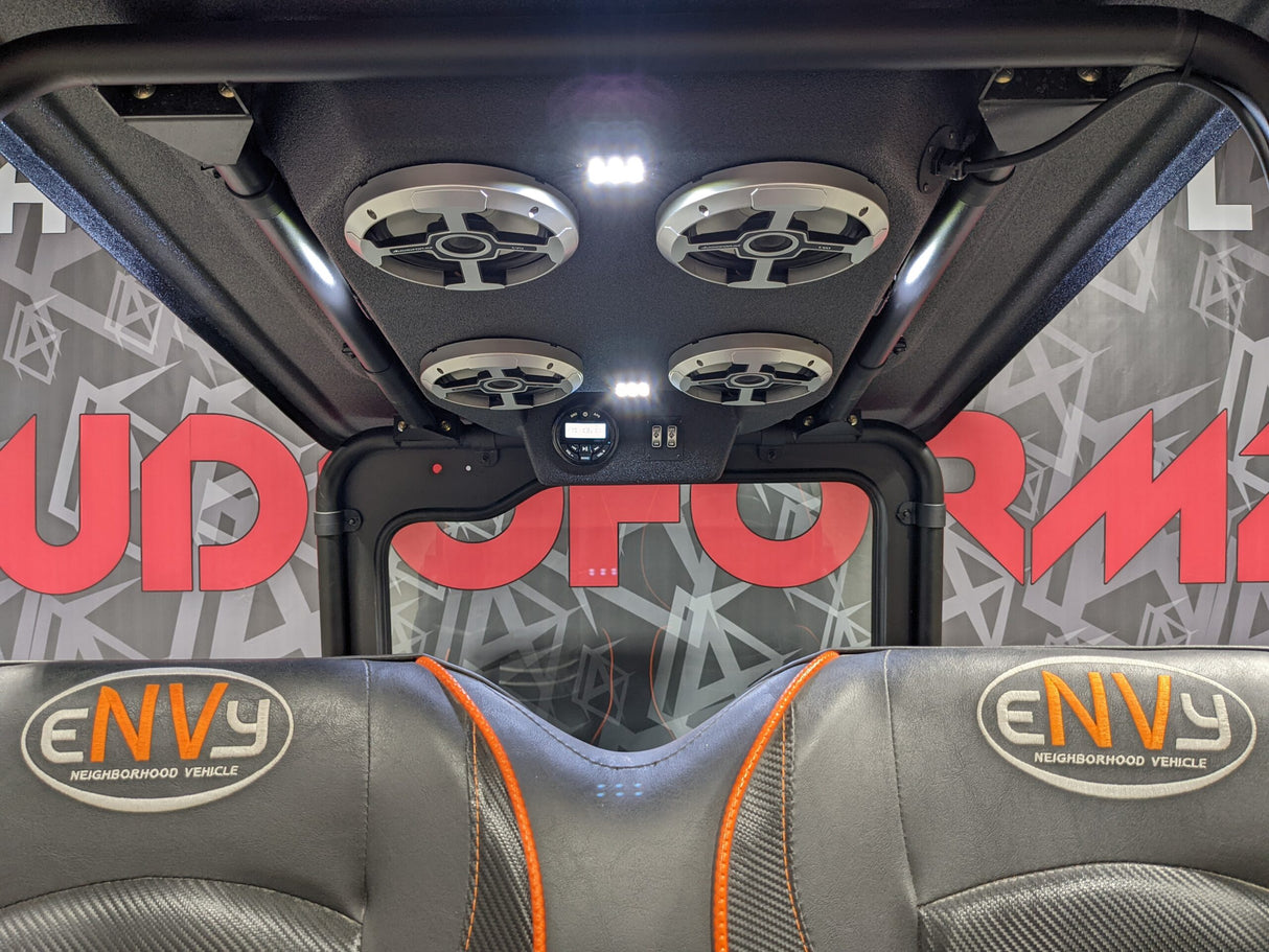 2020+ eNVy Golf Cart Stereo Tops (4-Seat)
