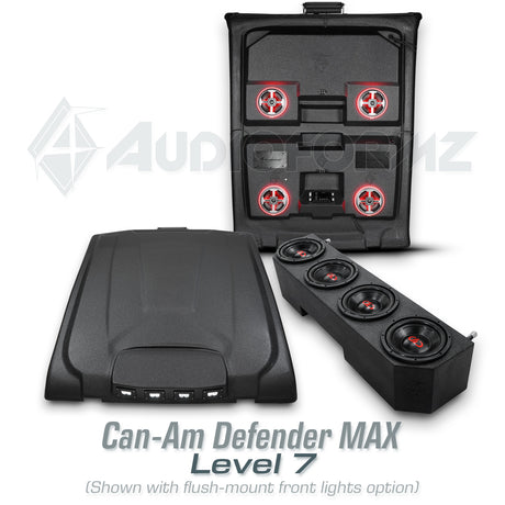 2016+ Can-Am Defender MAX Stereo Tops (4-Door)