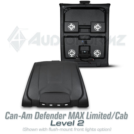 2016-2025 Can-Am Defender MAX Limited/Cab Stereo Tops (4-Door)