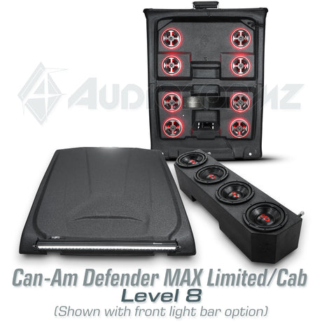 2016-2025 Can-Am Defender MAX Limited/Cab Stereo Tops (4-Door)