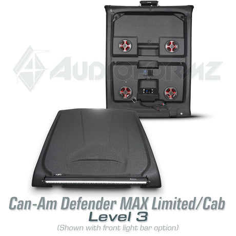 2016-2025 Can-Am Defender MAX Limited/Cab Stereo Tops (4-Door)