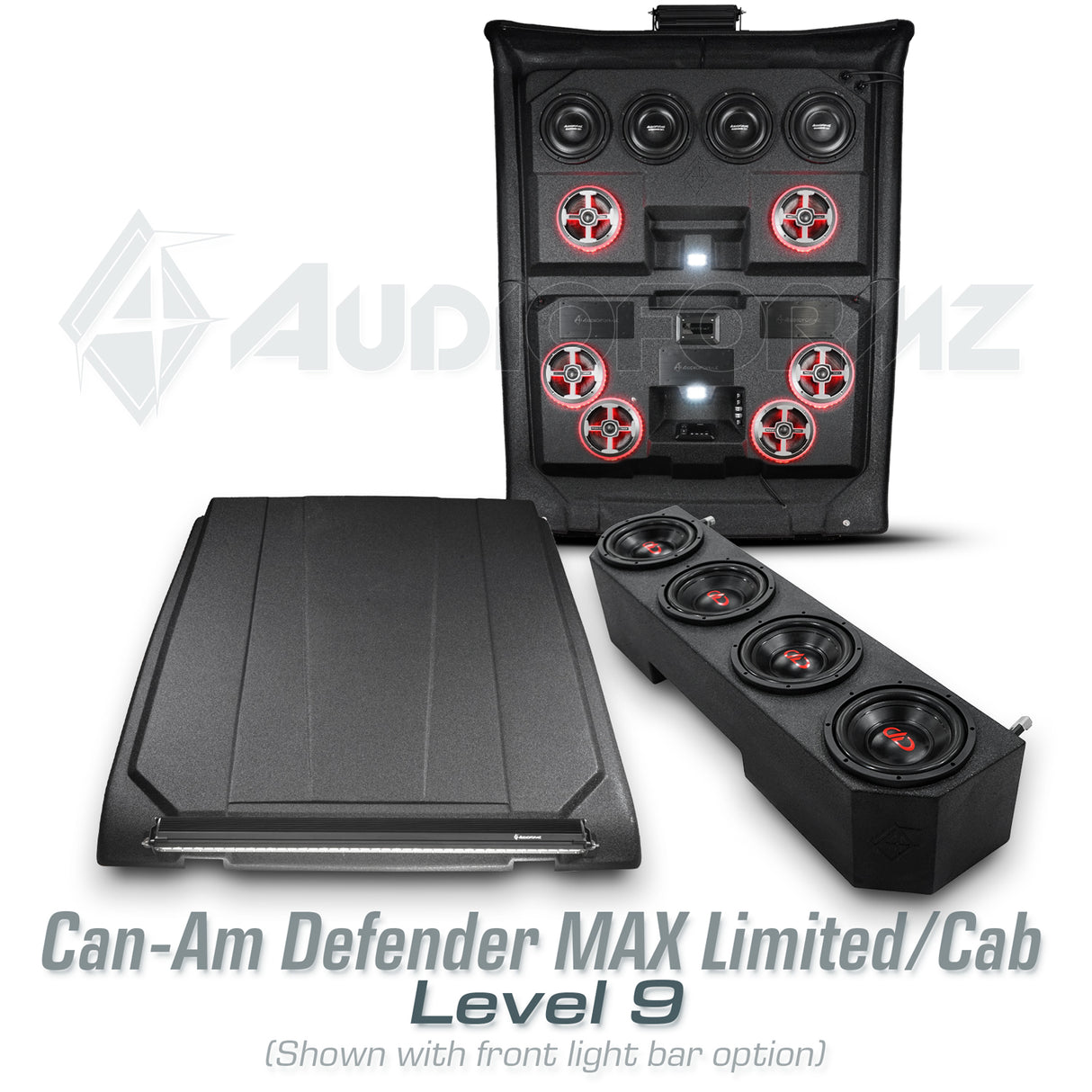 2016-2025 Can-Am Defender MAX HD7-HD10 Limited/Cab Stereo Tops (4-Door)