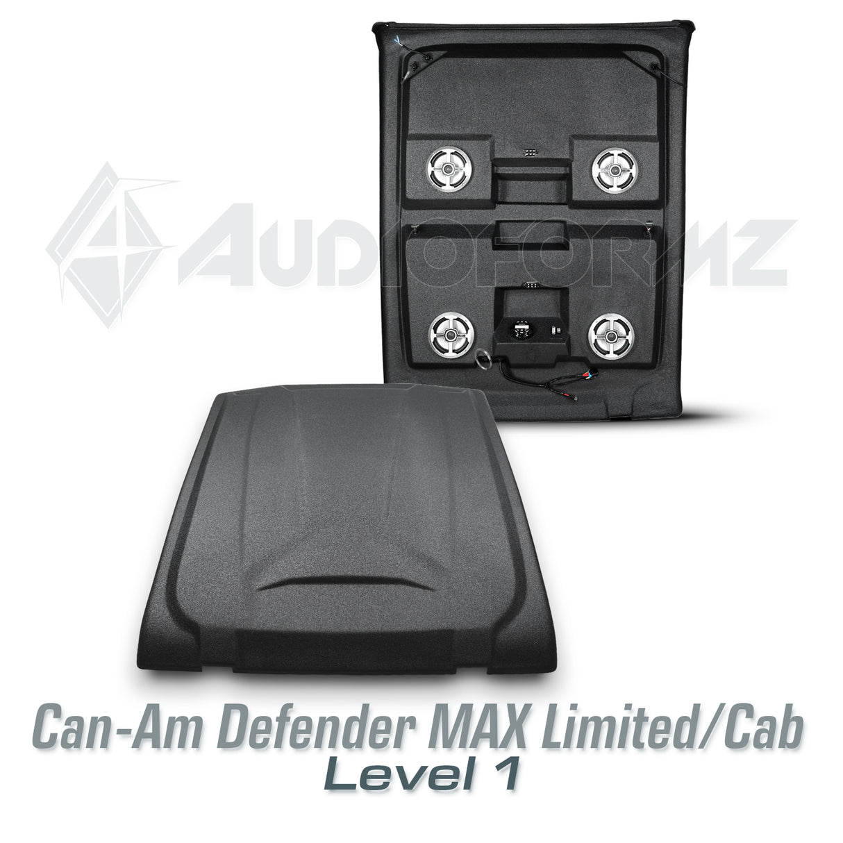 2026+ Can-Am Defender MAX HD11 Limited/Cab Stereo Tops (4-Door)