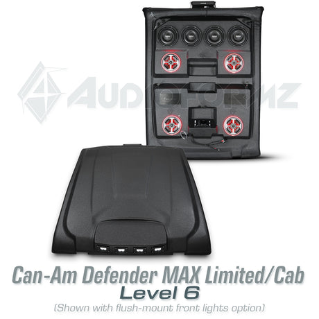 2016-2025 Can-Am Defender MAX Limited/Cab Stereo Tops (4-Door)