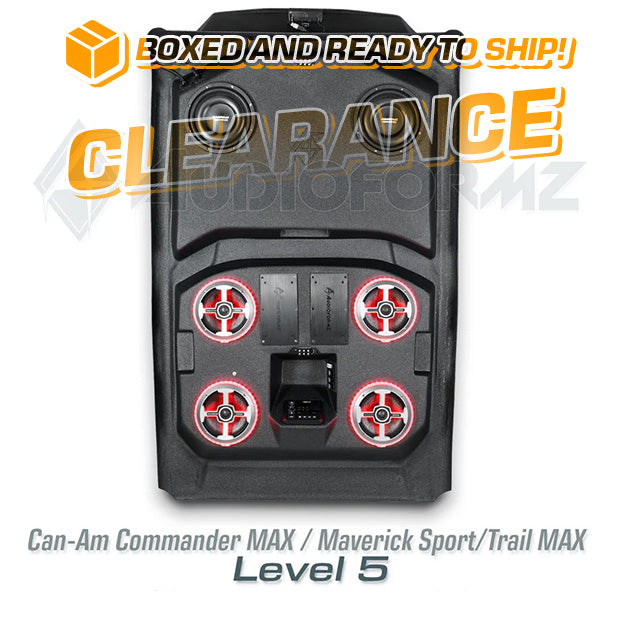 2021+ Can-Am Commander MAX / 2019+ Maverick Sport MAX LEVEL 5 Stereo Top (4-Seat)