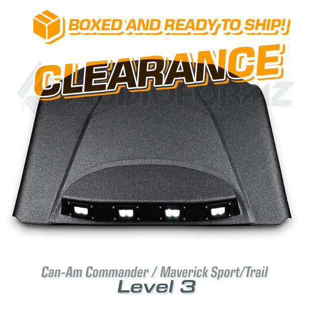 2021+ Can-Am Commander / 2019+ Maverick Sport / 2018+ Maverick Trail LEVEL 3 Stereo Top (2-Seat)