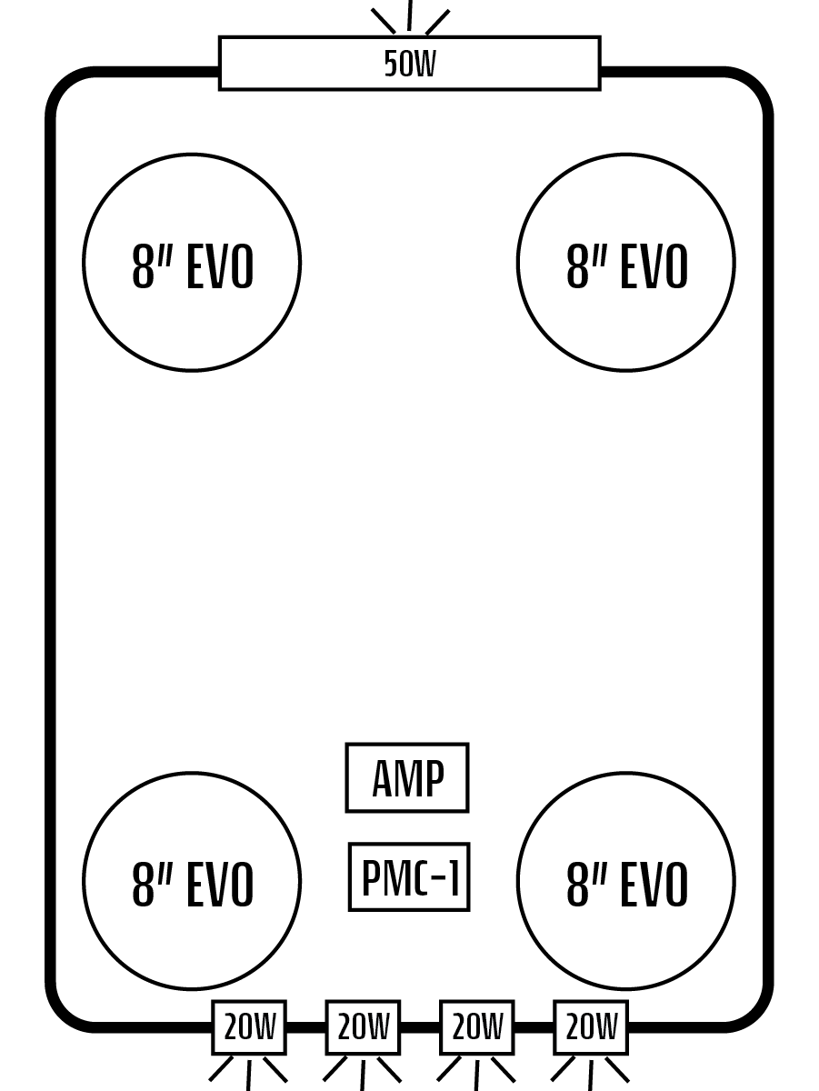 2019+ Polaris Ranger Crew Northstar/Cab XP 1000 / 900 Stereo Tops (4-Door)