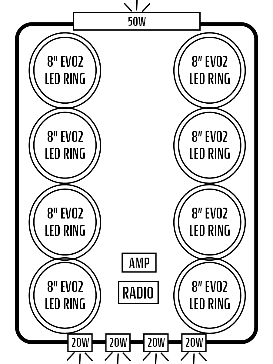 2019+ Polaris Ranger Crew Northstar/Cab XP 1000 / 900 Stereo Tops (4-Door)