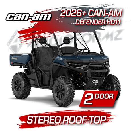 2026+ Can-Am Defender HD11 Stereo Tops (2-Door)