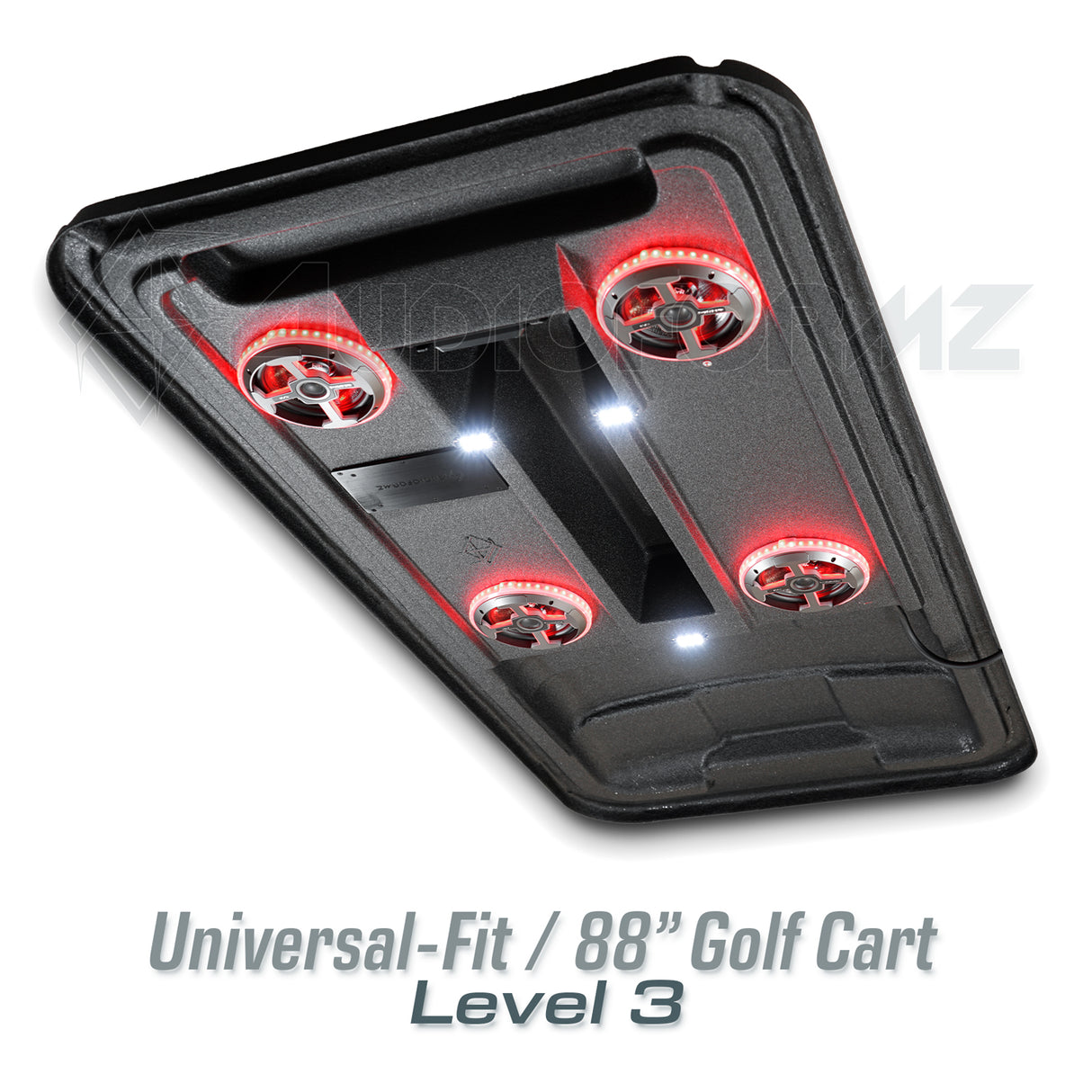 88in Universal-Fit Golf Cart Stereo Tops (4-Seat)