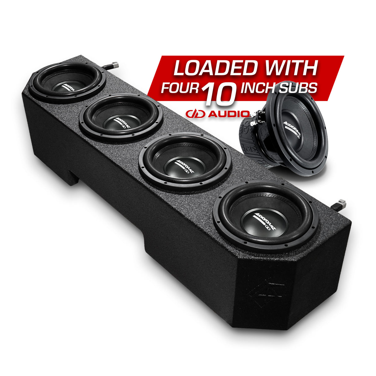 Can Am Defender 4 10" Under-Seat Subwoofer Box
