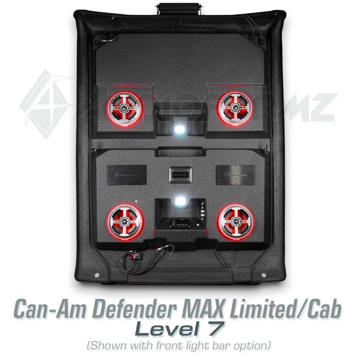 2026+ Can-Am Defender MAX HD11 Limited/Cab Stereo Tops (4-Door)