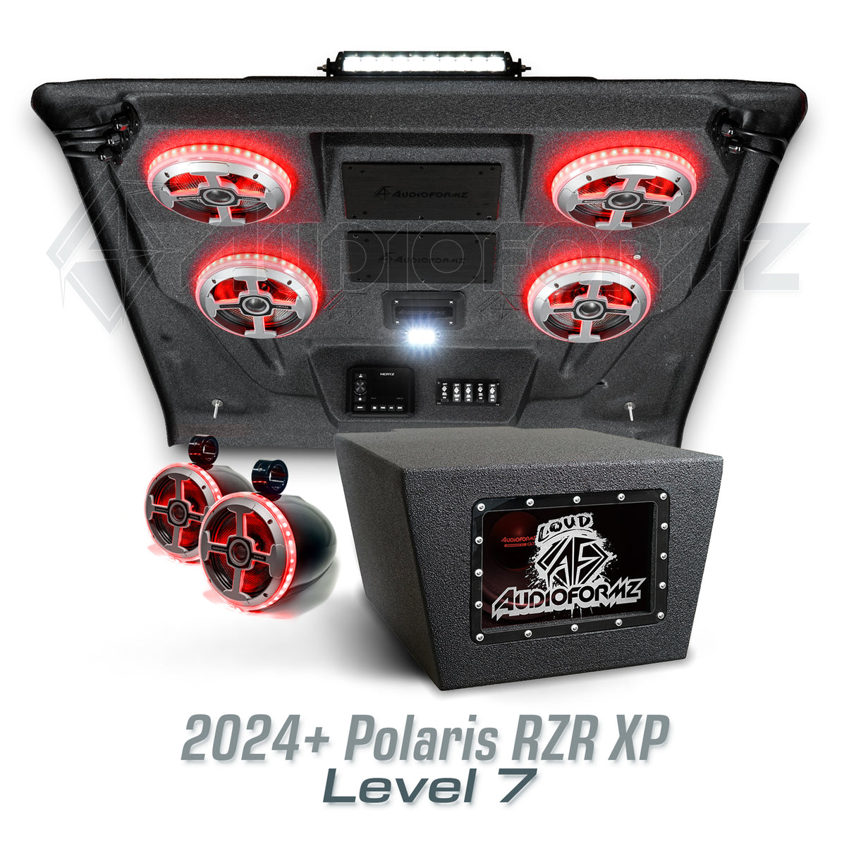 2024+ Polaris RZR XP Stereo Tops (2-Seat)