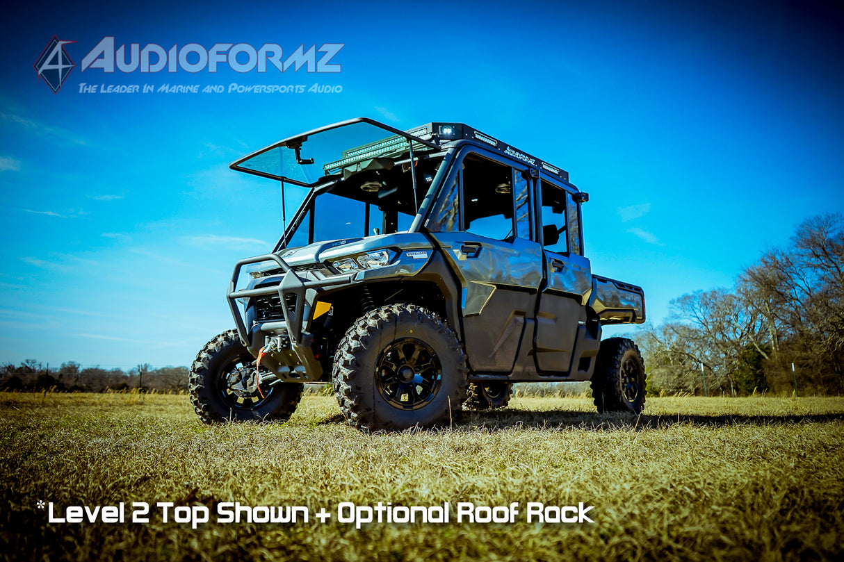2026+ Can-Am Defender MAX HD11 Limited/Cab Stereo Tops (4-Door)