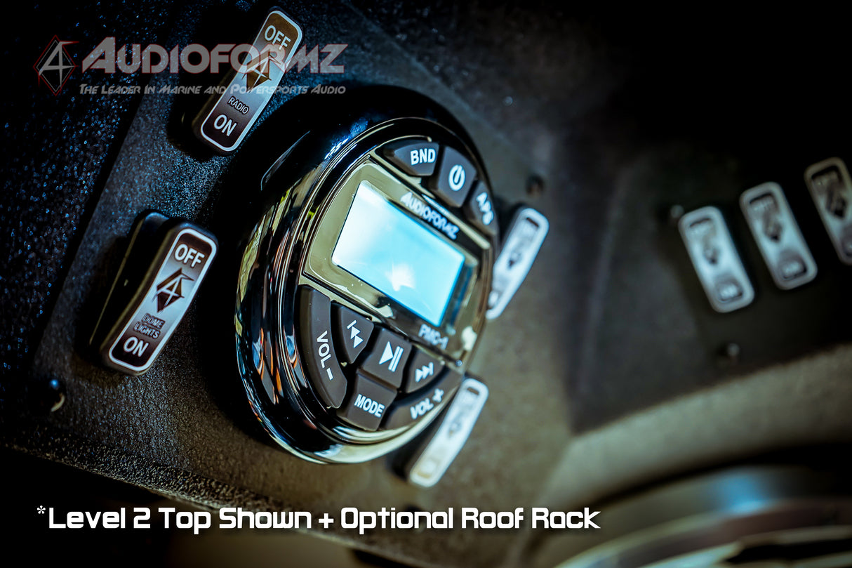 2026+ Can-Am Defender MAX HD11 Limited/Cab Stereo Tops (4-Door)