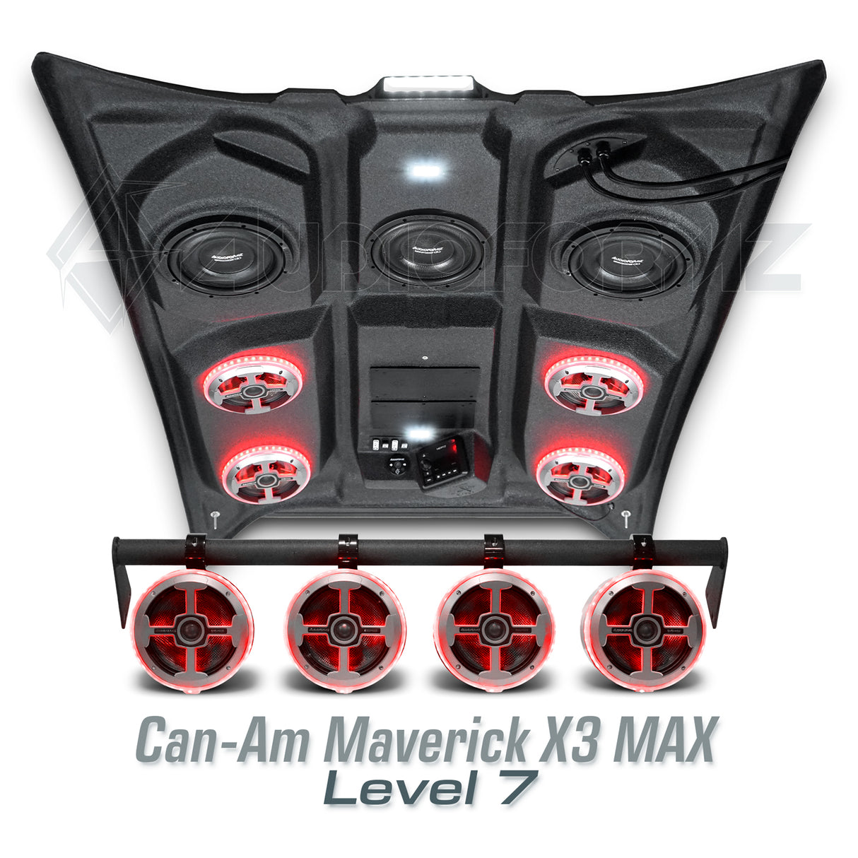 2017+ Can-Am Maverick X3 MAX Stereo Tops (4-Seat)