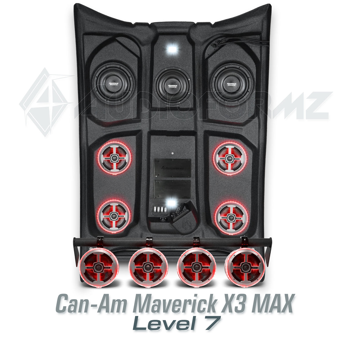 2017+ Can-Am Maverick X3 MAX Stereo Tops (4-Seat)