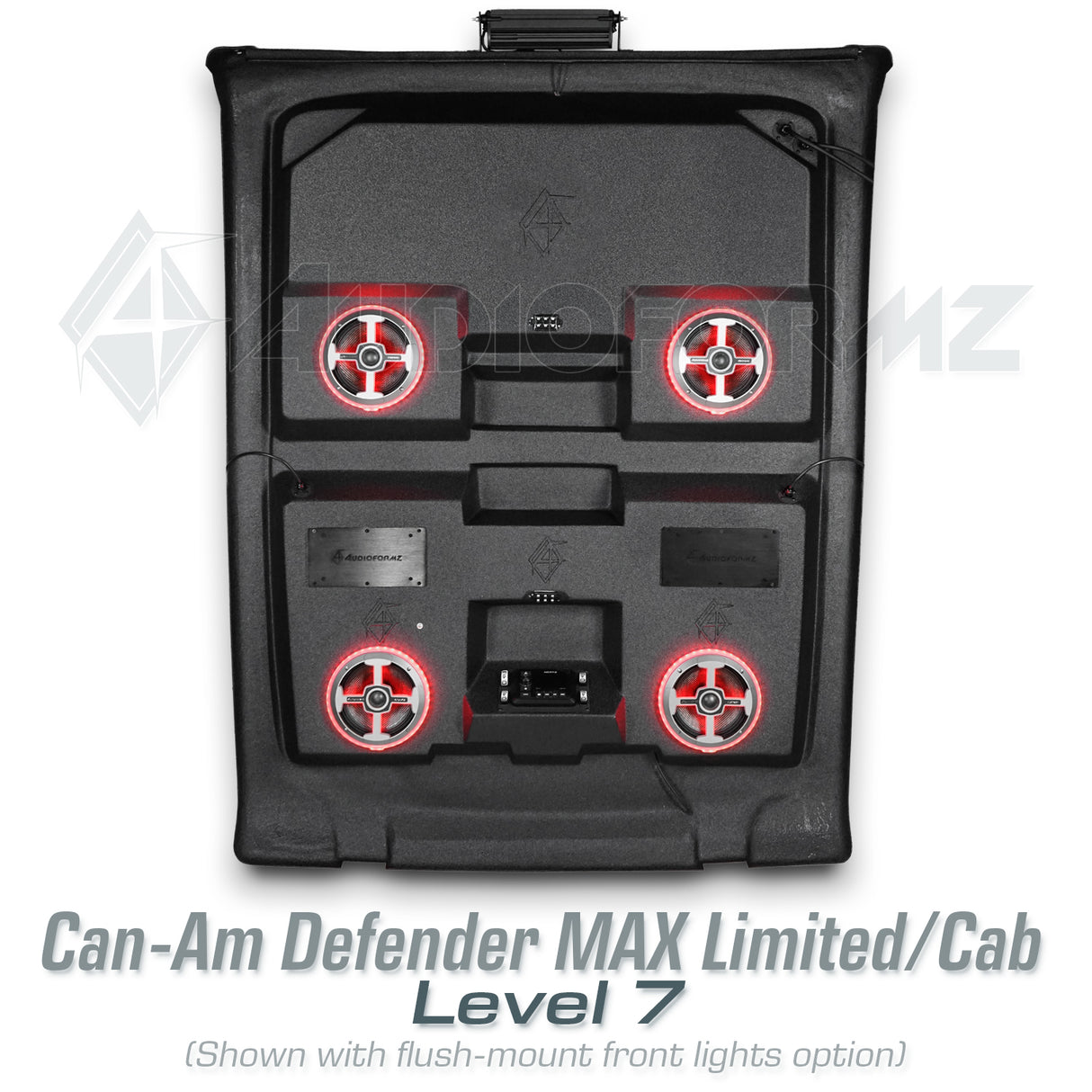 2026+ Can-Am Defender MAX HD11 Limited/Cab Stereo Tops (4-Door)