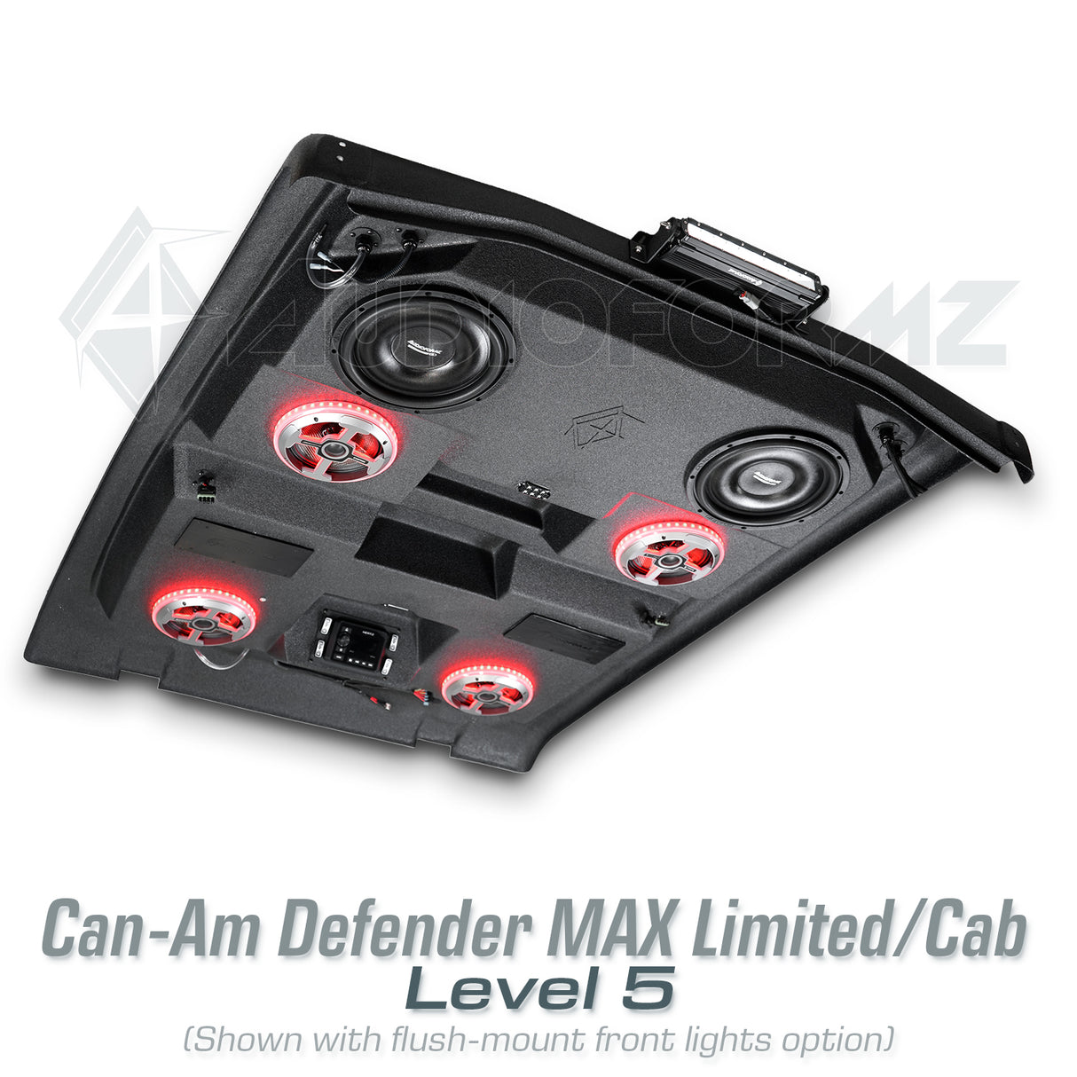 2026+ Can-Am Defender MAX HD11 Limited/Cab Stereo Tops (4-Door)