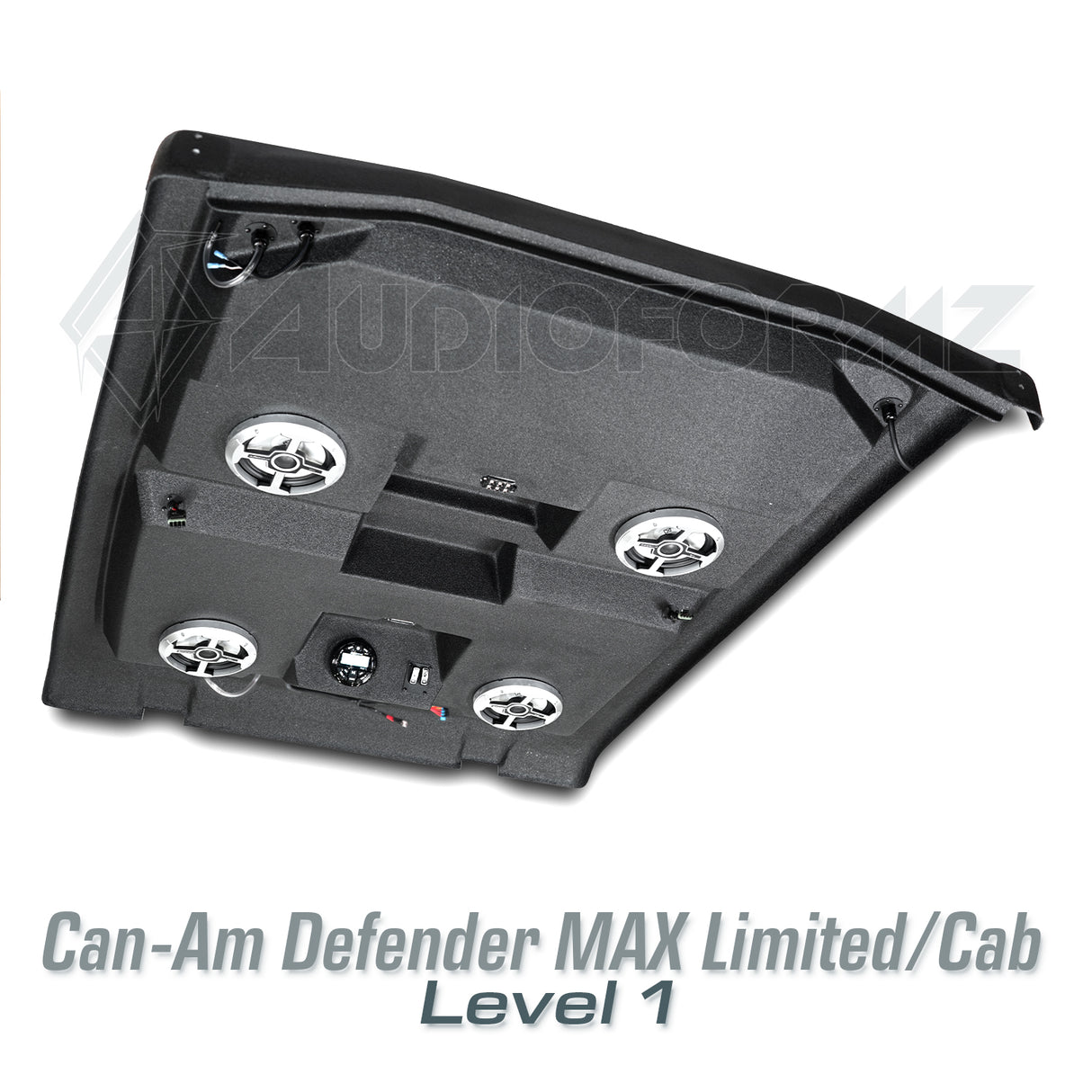 2026+ Can-Am Defender MAX HD11 Limited/Cab Stereo Tops (4-Door)