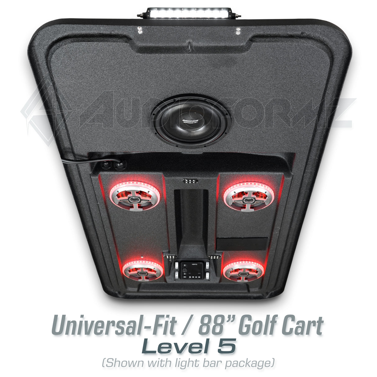 88in Universal-Fit Golf Cart Stereo Tops (4-Seat)
