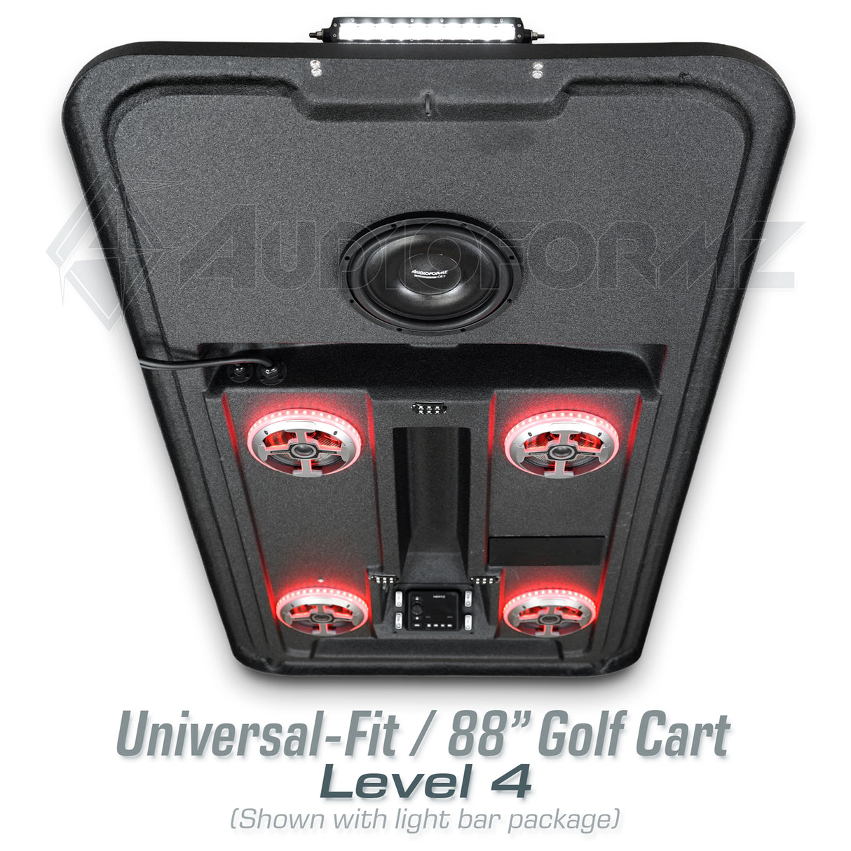 88in Universal-Fit Golf Cart Stereo Tops (4-Seat)