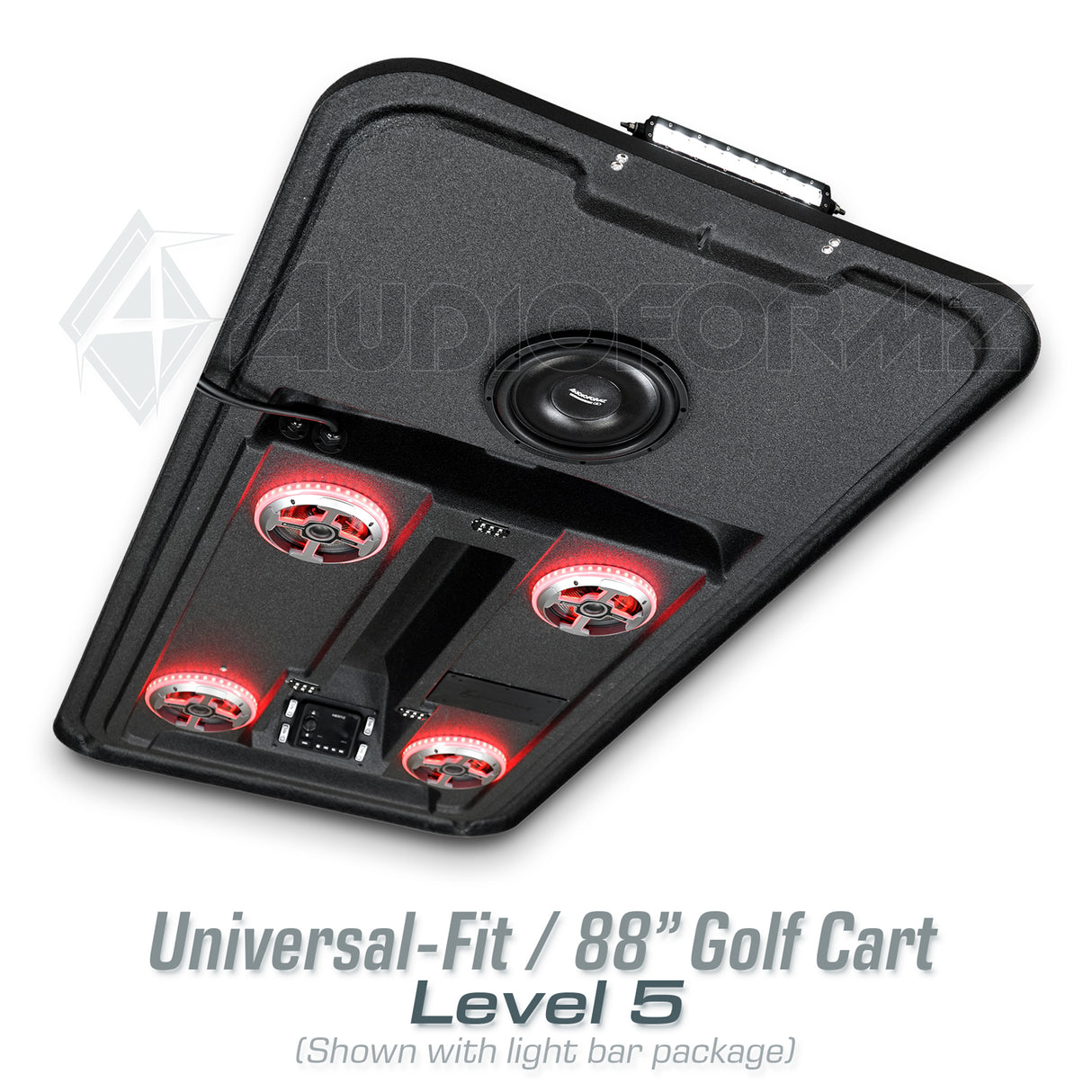 88in Universal-Fit Golf Cart Stereo Tops (4-Seat)