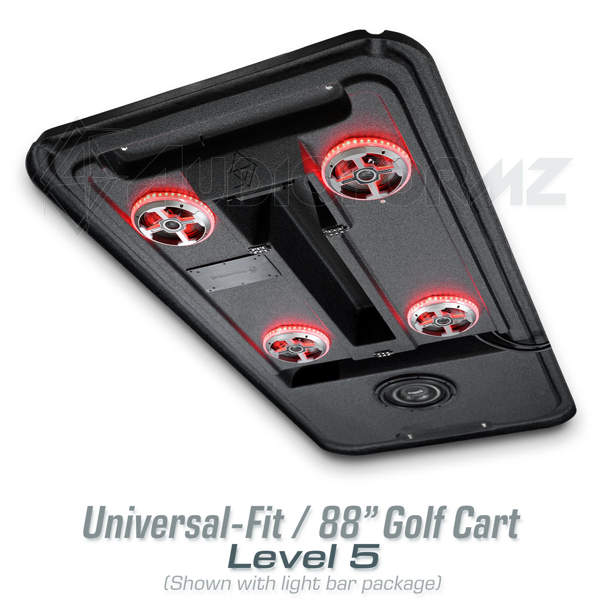 88in Universal-Fit Golf Cart Stereo Tops (4-Seat)