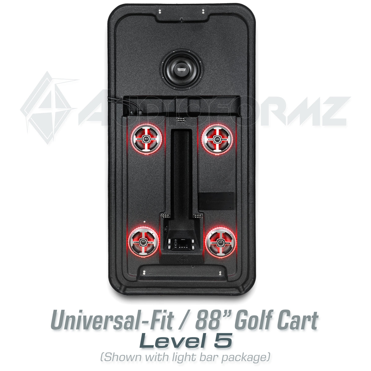 88in Universal-Fit Golf Cart Stereo Tops (4-Seat)