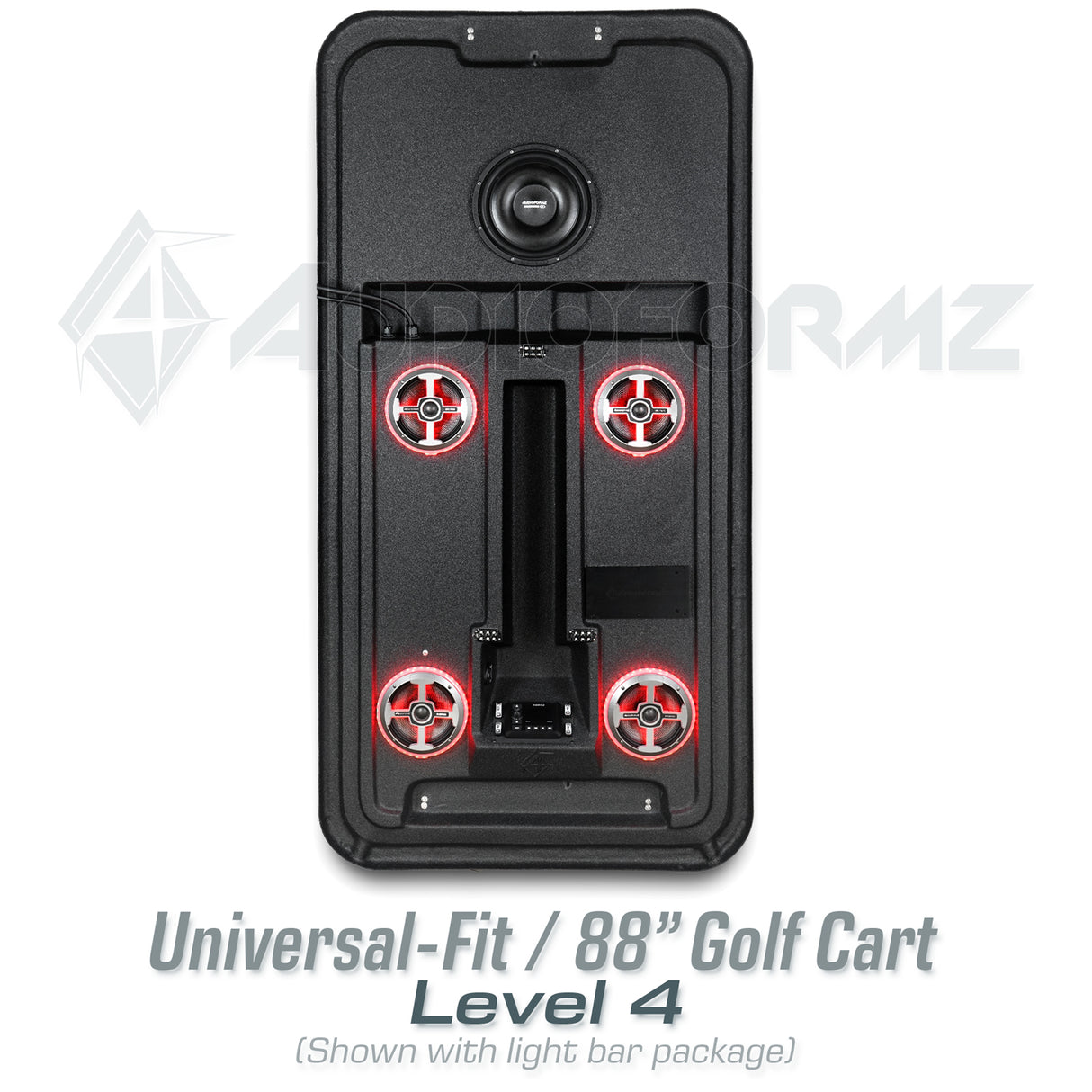 88in Universal-Fit Golf Cart Stereo Tops (4-Seat)