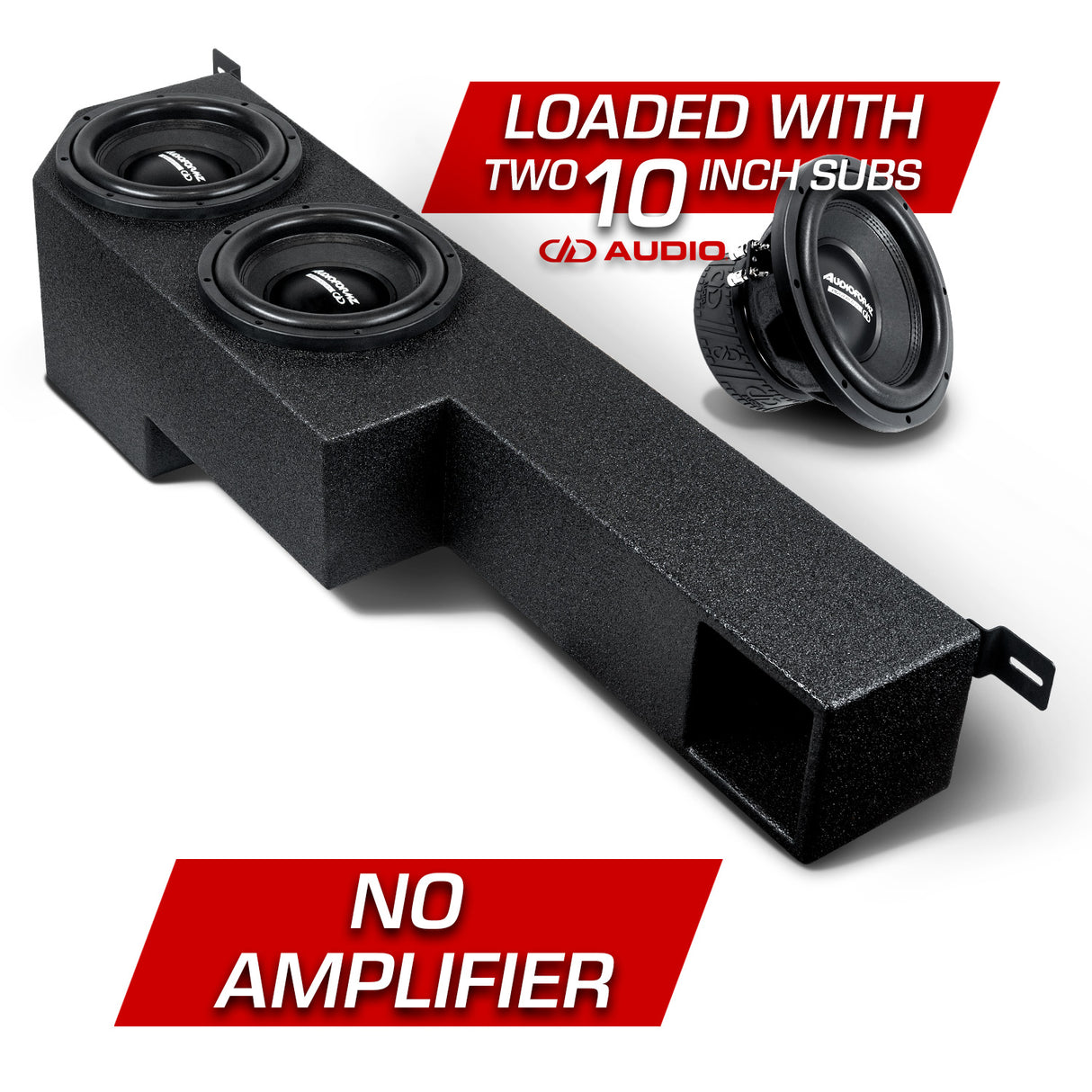 Can-Am Defender 2 10" Under-Seat Ported Subwoofer Box (HD11)
