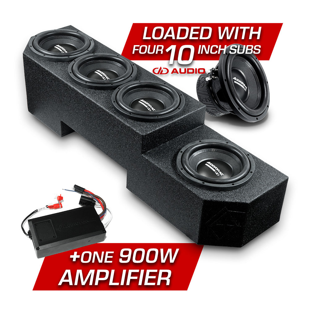 Can-Am Defender 4 10" Under-Seat Subwoofer Box (HD11)