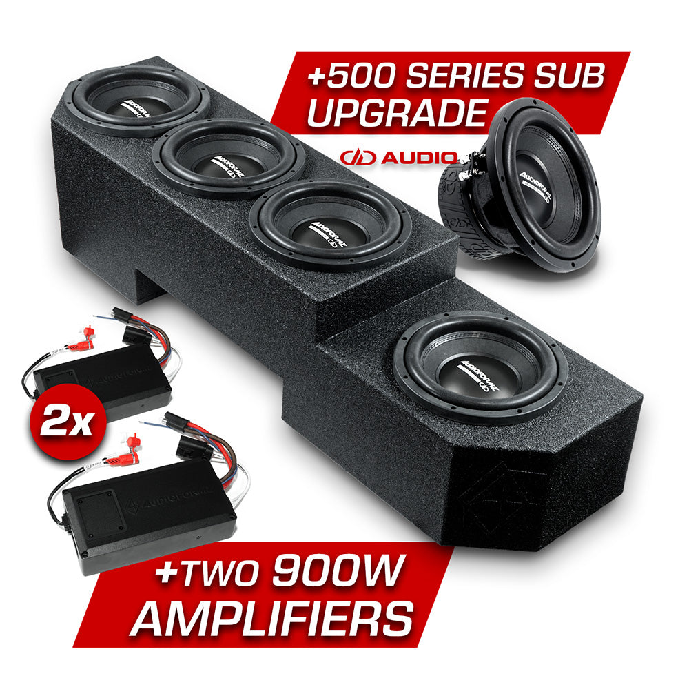 Can-Am Defender 4 10" Under-Seat Subwoofer Box (HD11)