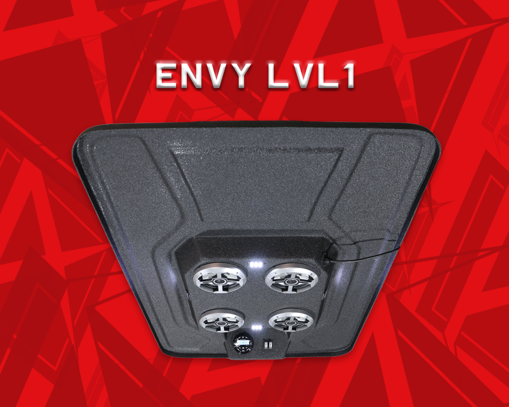 2020+ eNVy Golf Cart Stereo Tops (4-Seat)