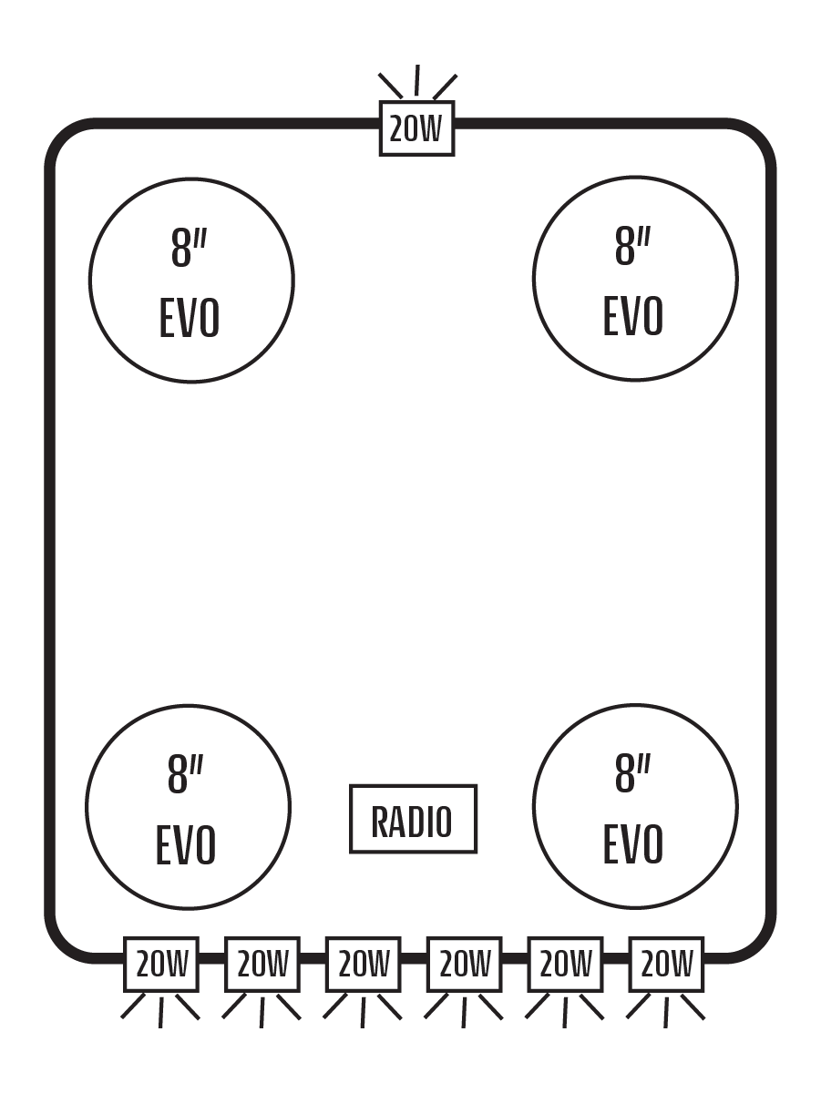 2016+ Polaris General 1000 Stereo Tops (2-Seat)