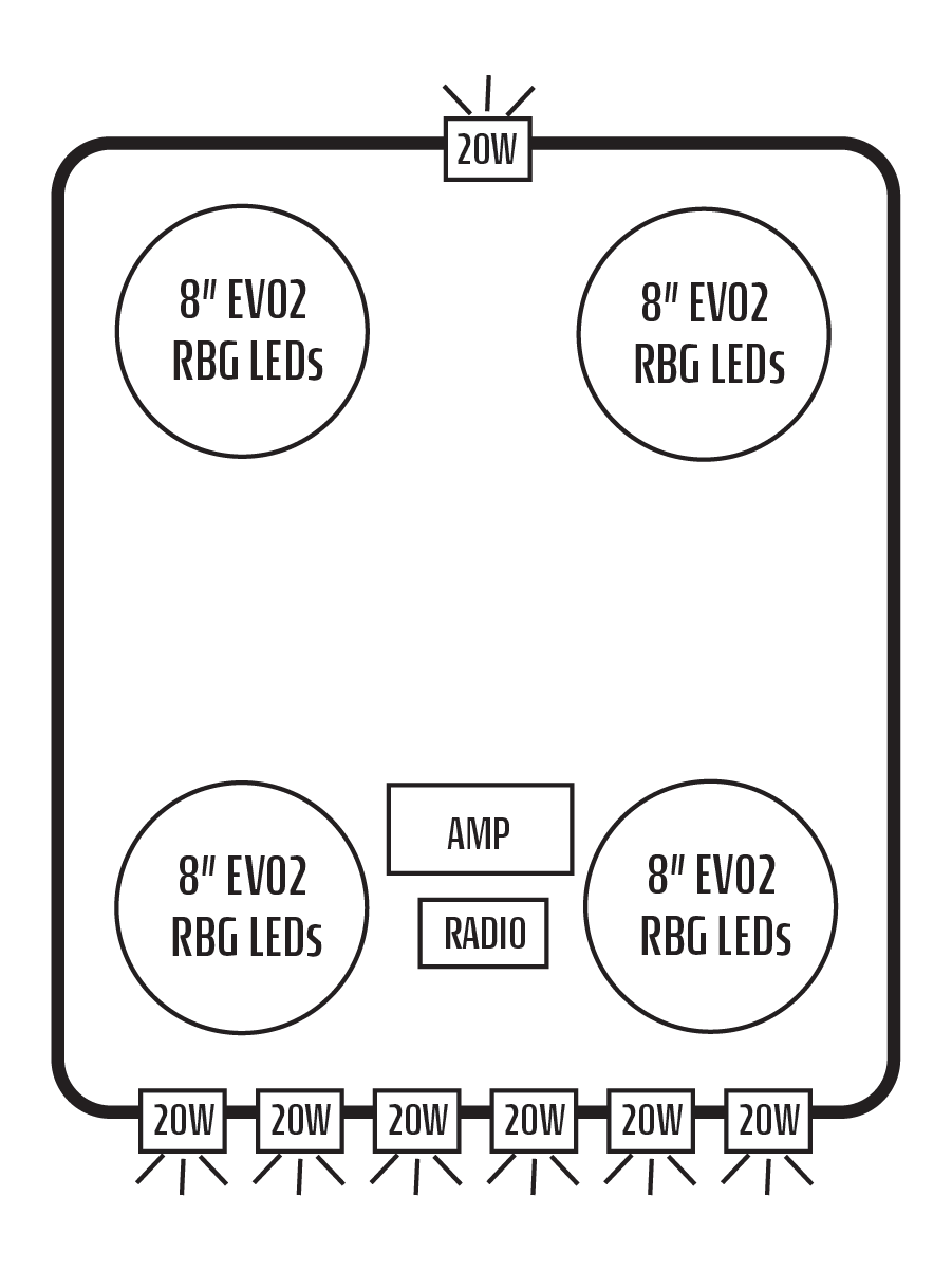 2016+ Polaris General 1000 Stereo Tops (2-Seat)