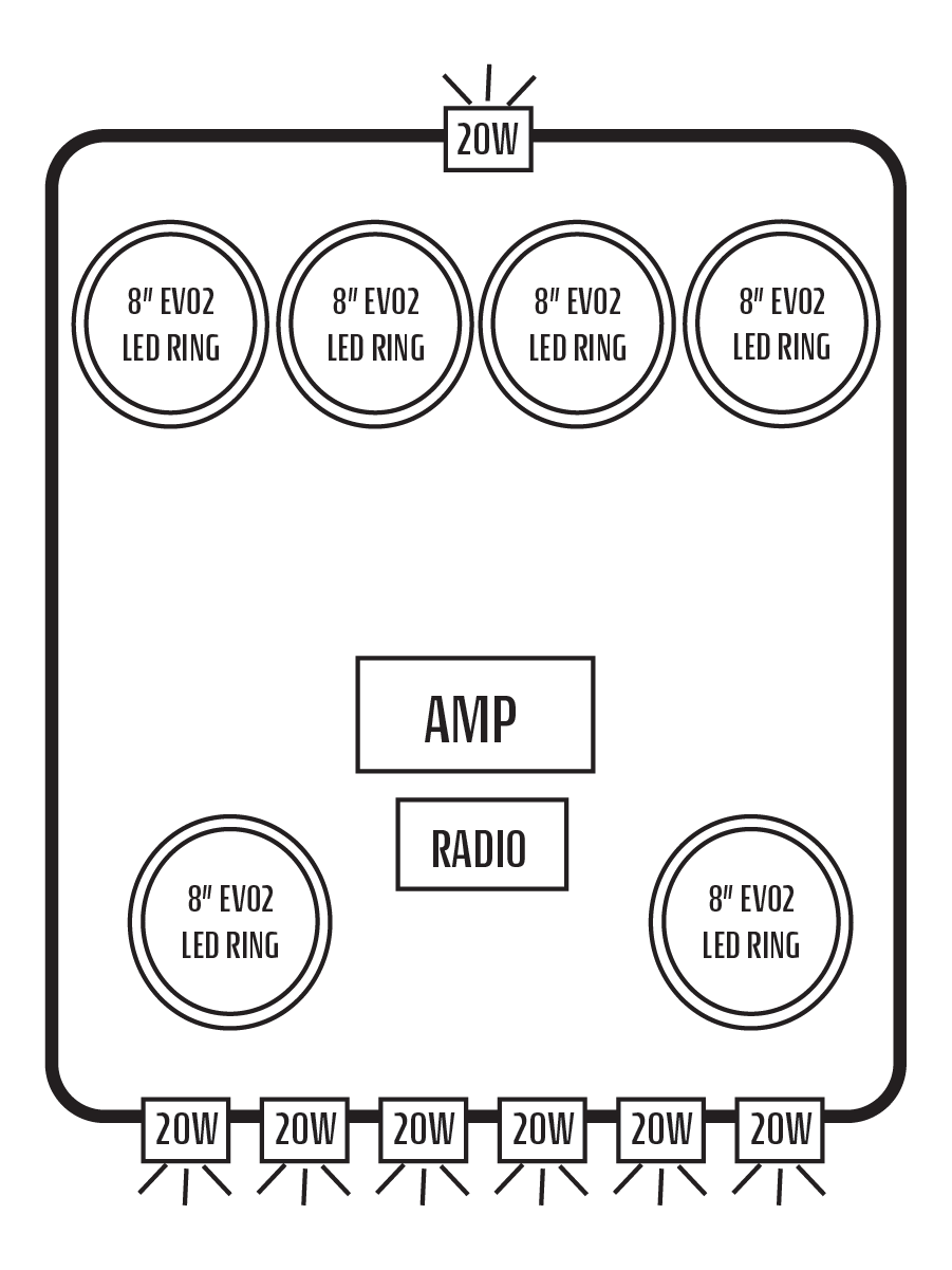2016+ Polaris General 1000 Stereo Tops (2-Seat)
