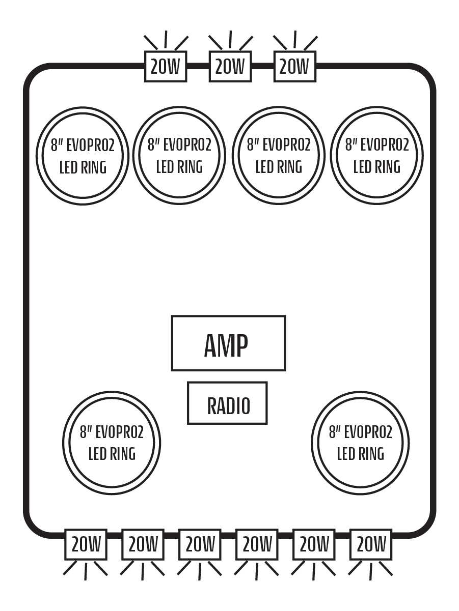 2016+ Polaris General 1000 Stereo Tops (2-Seat)