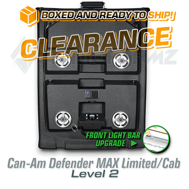 2016-2025 Can-Am Defender MAX Limited/Cab LEVEL 2 Stereo Tops (4-Door)