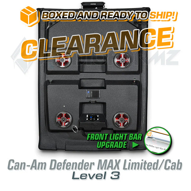2016-2025 Can-Am Defender MAX Limited/Cab LEVEL 3 Stereo Tops (4-Door)