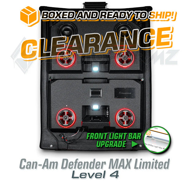 2016-2025 Can-Am Defender MAX Limited/Cab LEVEL 4 Stereo Tops (4-Door)