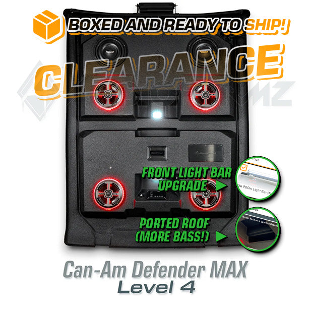 2016+ Can-Am Defender MAX LEVEL 4 Stereo Top (4-Door)