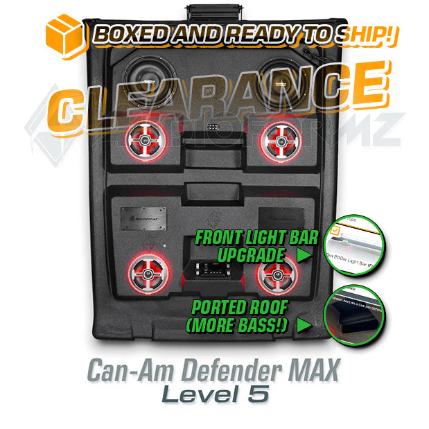 2016+ Can-Am Defender MAX LEVEL 5 Stereo Top (4-Door)