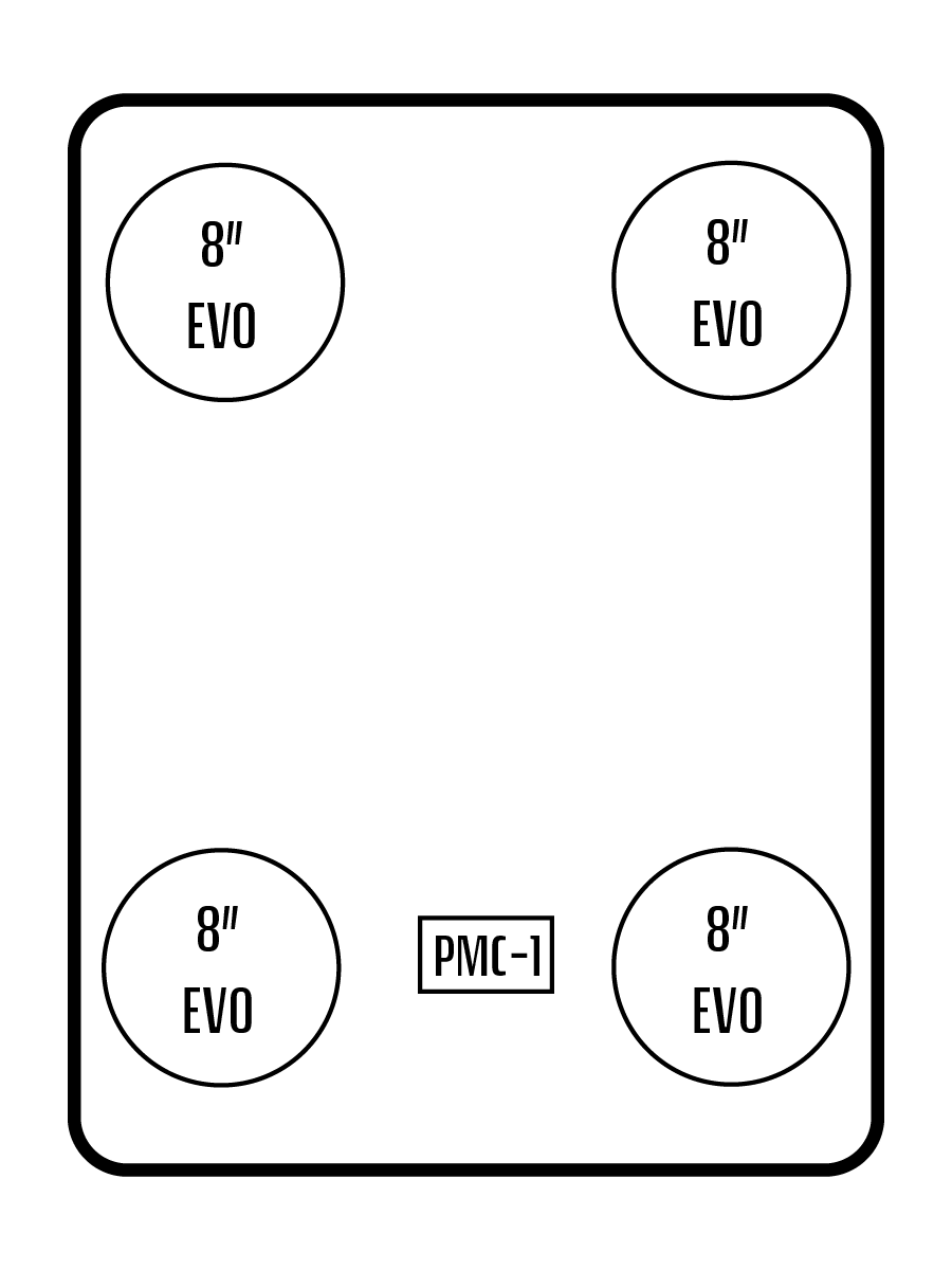 2020+ Kawasaki Teryx KRX 1000 Stereo Tops (2-Seat)