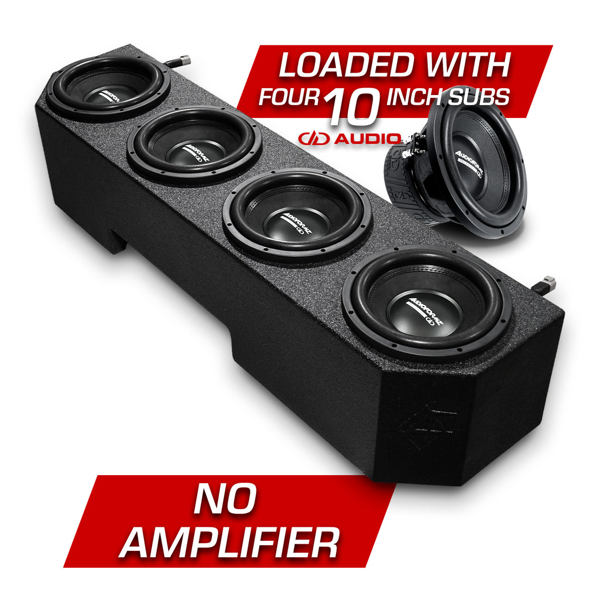 Can Am Defender 4 10" Under-Seat Subwoofer Box
