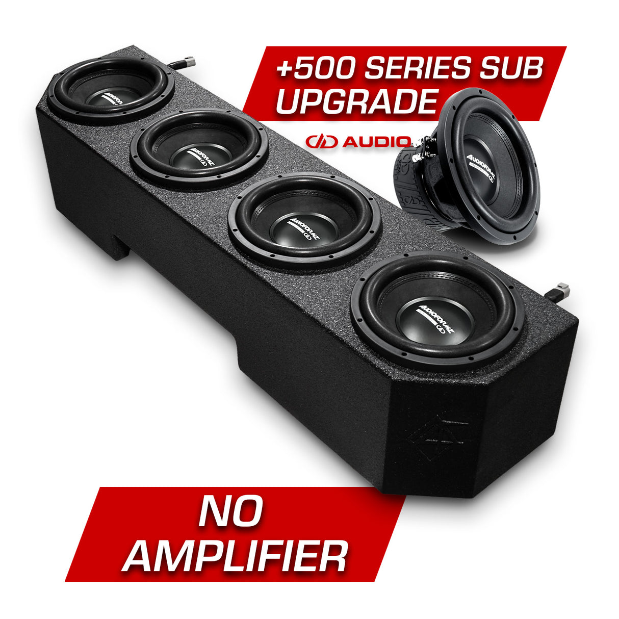 Can-Am Defender 4 10" Under-Seat Subwoofer Box (HD7-HD10)