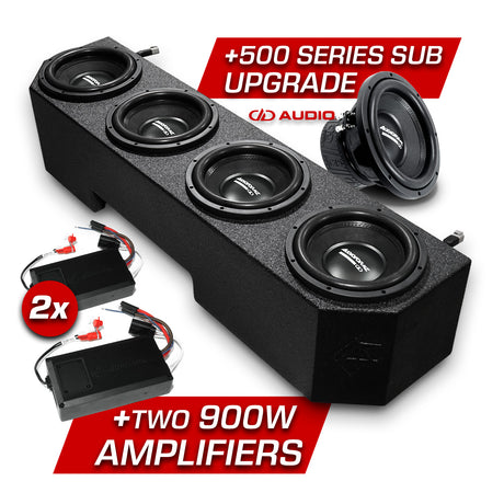 Can Am Defender 4 10" Under-Seat Subwoofer Box