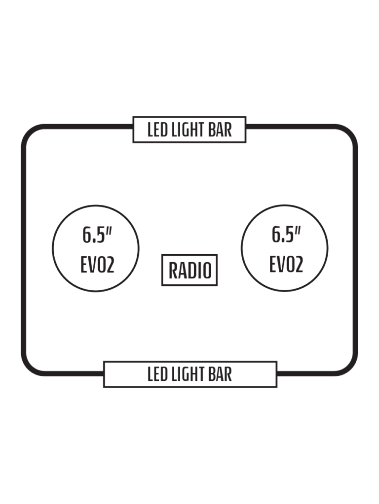 2009+ Kawasaki Mule 4010 Trans4x4 Stereo Tops (4-Door)